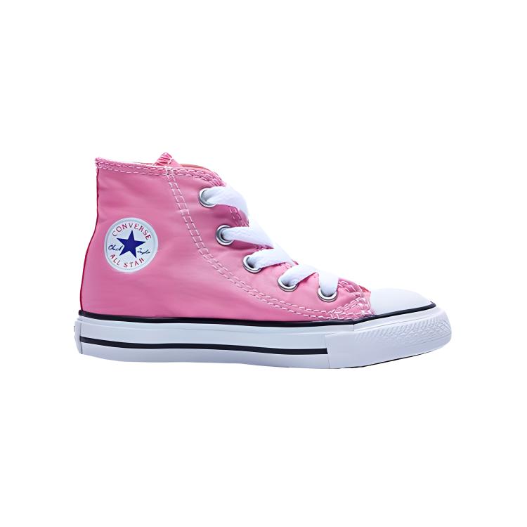Converse Chuck Taylor All Star Soft Sole Comfortable Mid-Top Canvas Shoes Baby Sneakers Pink White 7J234C-22