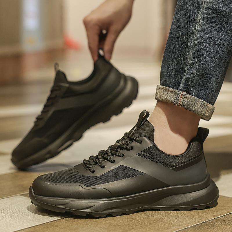 Fashion Versatile Fashion Trainers New Design Leisure Sneakers Training Tennis Shoes Genuine Leather Men's Walking Footwear Casual Shoes