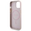 Set Guess Gubpm5P15S4Gemgp Iphone15 6.1 Hardcase + Powerbank 5000Mah Magsafe Różowy/Pink 4G Metal Logo