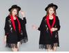 Korean Style Embroidered Shawl Cape: Versatile Knit Scarf for All Seasons