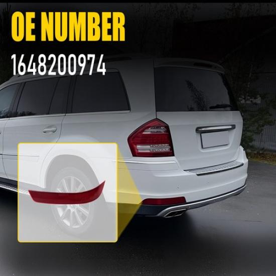 Rear Left For Bumper Reflector Mercedes Benz GL GL350 2010-2012 GL450 1648200974