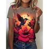 Fashion Women's T-shirt for Girls Summer Short Sleeve Sexy Girls Clothes Day of the Dead Undead Skull Pattern oversized T-shirts