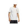 Adidas Don 3 King Tee With Back Basketball Tactics Board Print Breathable Sports Short-Sleeve Men Tops Light-Grey HI1491