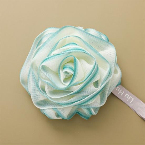Bath Ball Ultra Soft Fast Foaming Fine Mesh Rose Shower Loofah Exfoliating Pouf Ball Bathroom Accessories