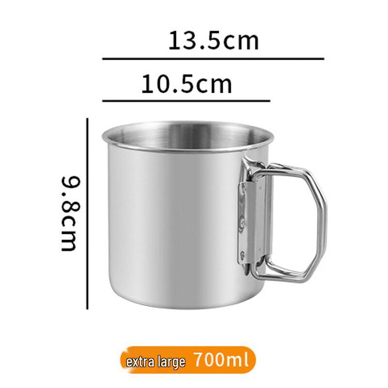 Portable Stainless Steel Outdoor Mug 700ml