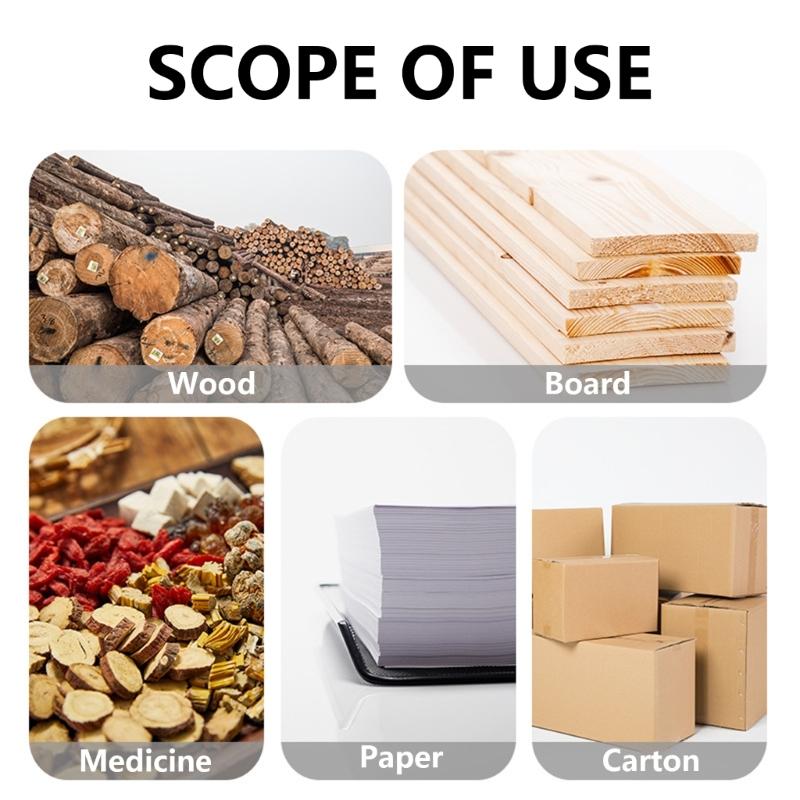 Humidity Measuring Device without Battery ABS Humidity Tester Handheld Moisture Gauges for Construction Indoor Monitoring