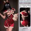 Christmas carnival night sexy cos little maid uniform suit elk snow rabbit pure lust lingerie