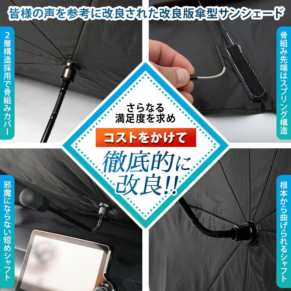 Umbrella Sunshade Front Windshield UV Car Sun Privacy Umbrella S YOURS [Small Size Lapin] [Universal] Protection, Sunshade, Blackout, Protection,