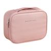 ECARLA - Pink Extendable Eco-leather Cosmetic Bag
