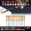 PLEAVIT Carving Chisel Set for with Beginner and Professional Woodworking Tools Set, 12-Piece Woodworking, Pouch,