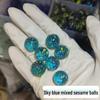 16mm Mixed Checkered Glass Beads & Marbles - Nostalgic Crystal Balls for Kids