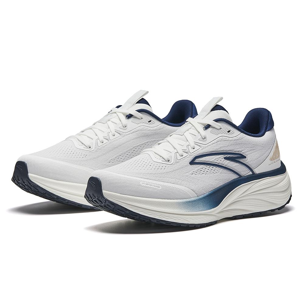 Anta Xu Feng Soft Sole Shock Absorption Non-Slip Wear-Resistant Breathable Lightweight Increased Height Low-Top Casual Running Shoes 912515510-3