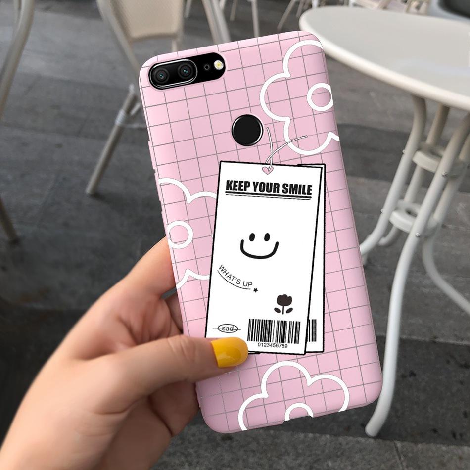 Cute Cartoon Phone Case For Honor 9 Lite LLD-L21 Candy Color Soft Silicone Back Cover For Honor 9 STF-L09 Funda Honor9 9Lite