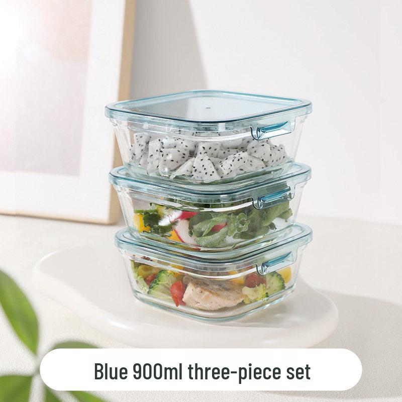 Microwaveable Glass Lunch Bento Box - Salad & Fresh Storage Container