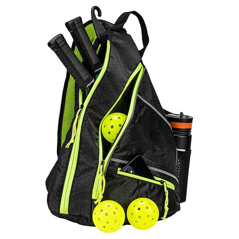 

Pickleball Bag Men S & Women S Backpack Adjustable Sling Bag With Fence Hook/Upgraded Capacity/Safety Pocket/Water Bottle Holder