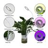 Full Spectrum Plant Grow Light with 360-degree Gooseneck High Brightness Dimmable Clip-on LED Plant Light Flower Grow Lamp