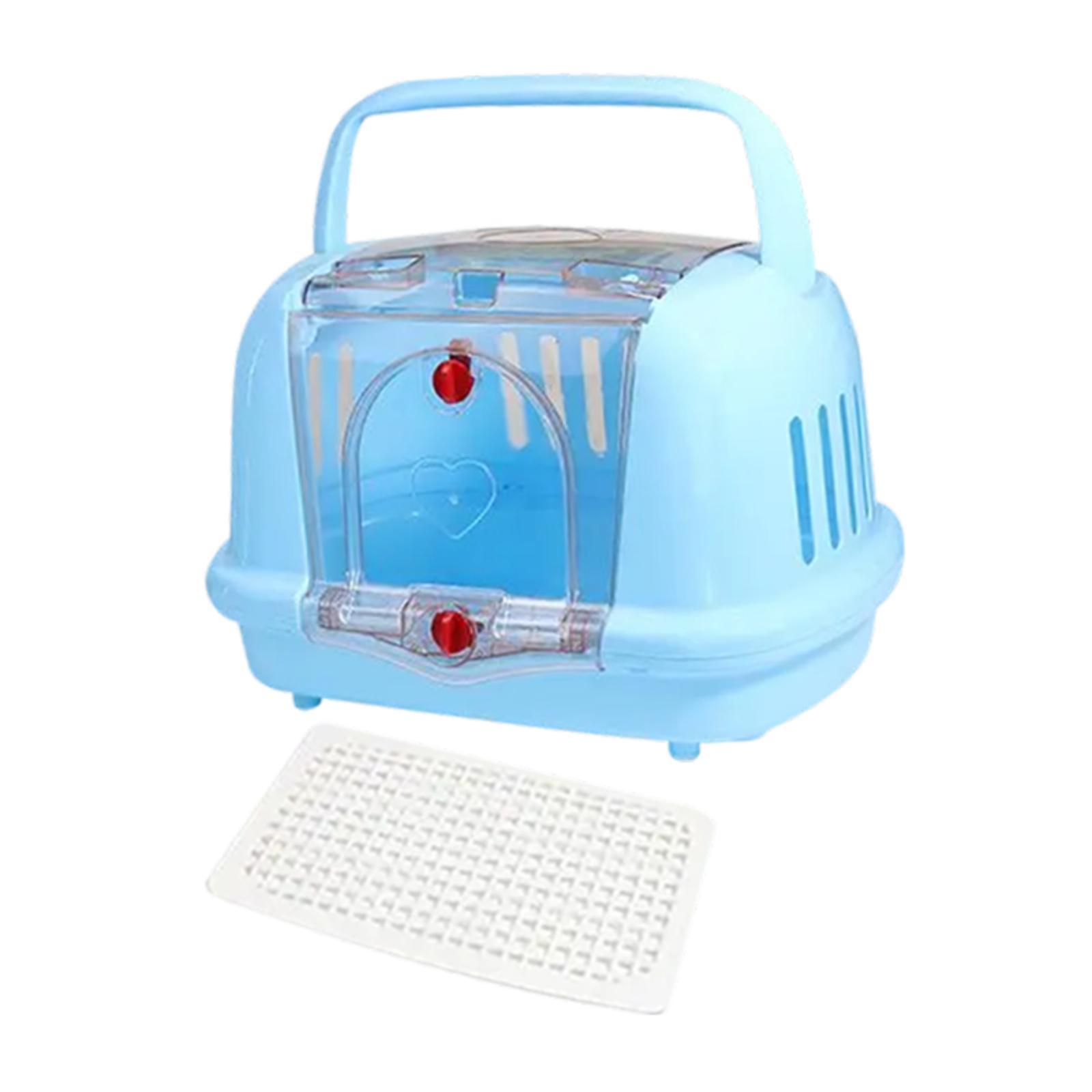 

Dog Crate Sturdy Portable Ventilation Lightweight Travel Kennel Hard Sided Dog синий