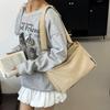 Trend Casual Large-capacity Canvas Bag 2025 New Fashion Versatile Shoulder Bag Simple Niche Temperament Messenger Bag