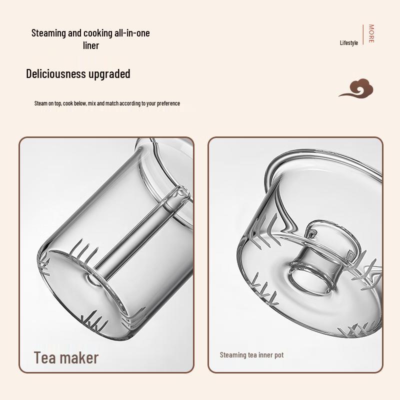 Mingguang Heat-Resistant Glass Teapot with Infuser