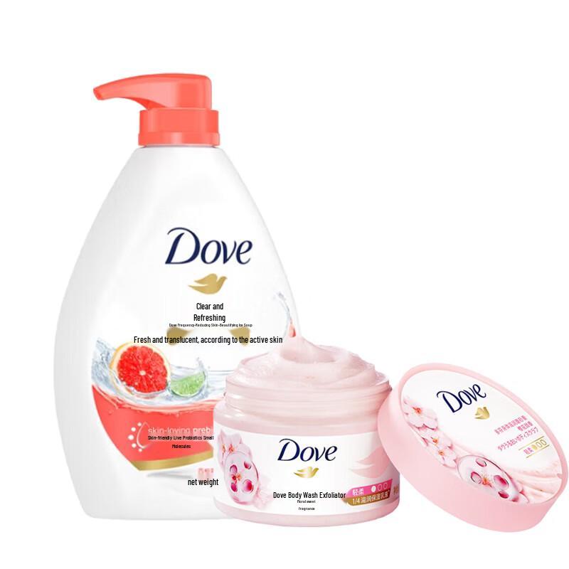 

Dove Shower Gel & Body Scrub Set