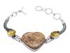 Jasper & Citrine Gemstone Handmade Bracelet Jewelry BR 152