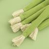 3Pcs Bells Equipped Cats Chew Toy Interactive Realistic Celery Shape Silvervine Enhances Felt Plaything For Indoor Pet