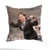 Hot TV The Office Pillow Case Square Double-Sided Printing Short Plush Sofa Cushion Cover Bedroom Bedside Pillow