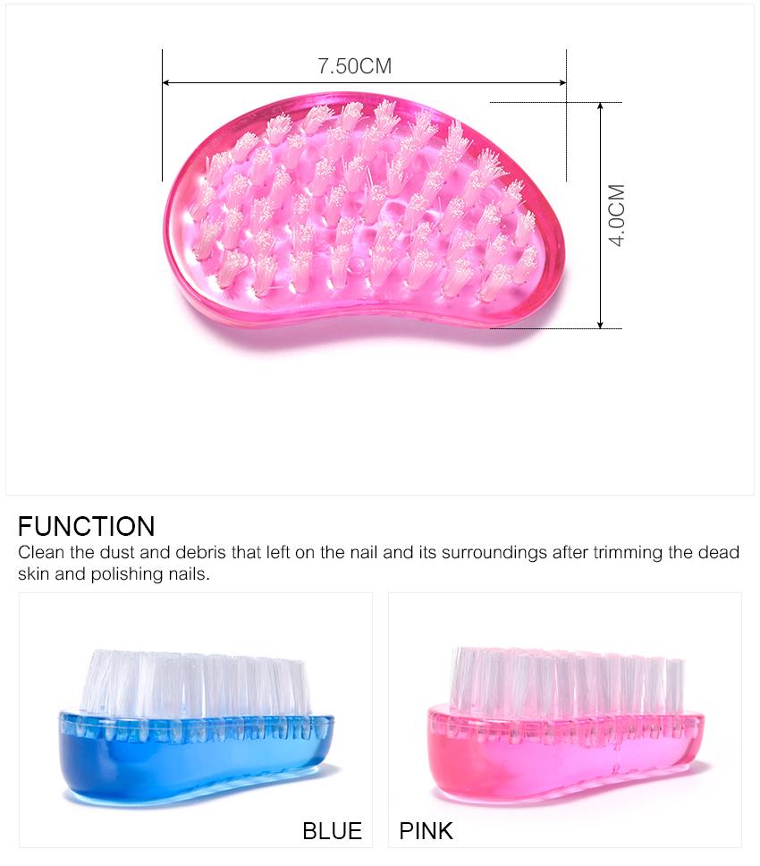 kads Nail Cleaning Brush Soft Remove Clean Dust Brush For UV Gel Manicure Pedicure Dust Cleaning Brush Tools File Nail Art Care