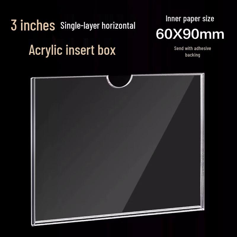 Miaojiayi Acrylic Business Card Display Holders (20-Pack)