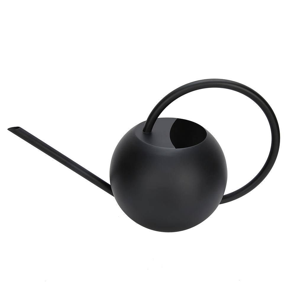 1L Edelstahl Praktische Gießkannen mit langem Ausguss Haushalt Zimmerpflanze Topf Flasche Gießen