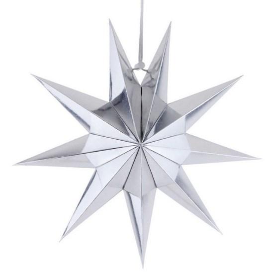 Nine Angles Paper Hanging Star Lampshade Home Bar Ornament Christmas Party Decor
