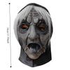 Dress Up White-haired Witch Mask Latex Party Cosplay Props Halloween Ghost Witch Mask  Unisex