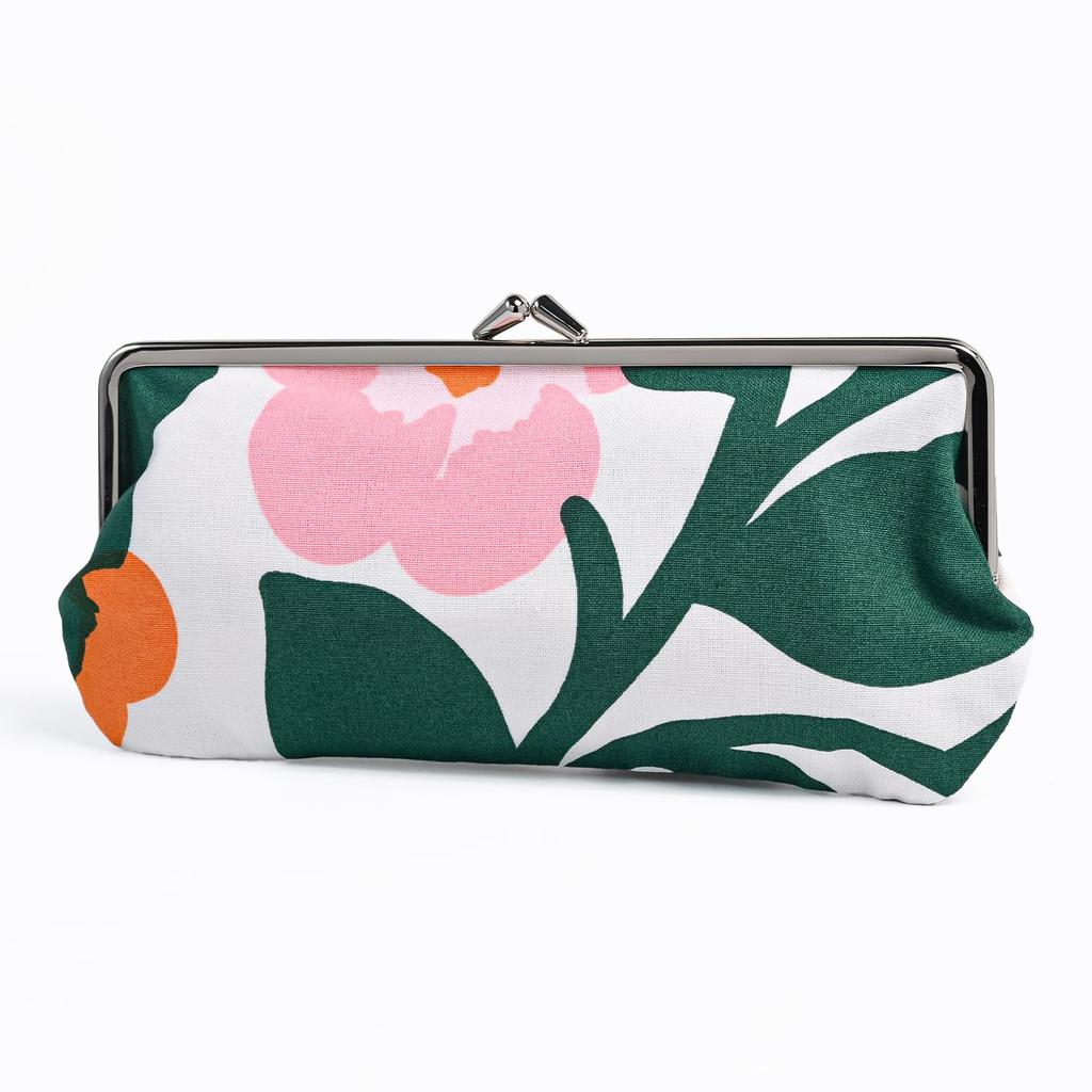 Marimekko Pieni GreenGreen Silmarashi Green Pouch for Cosmetics and Pencils, 73880 073880 163, Scandinavian Design [Parallel Import]