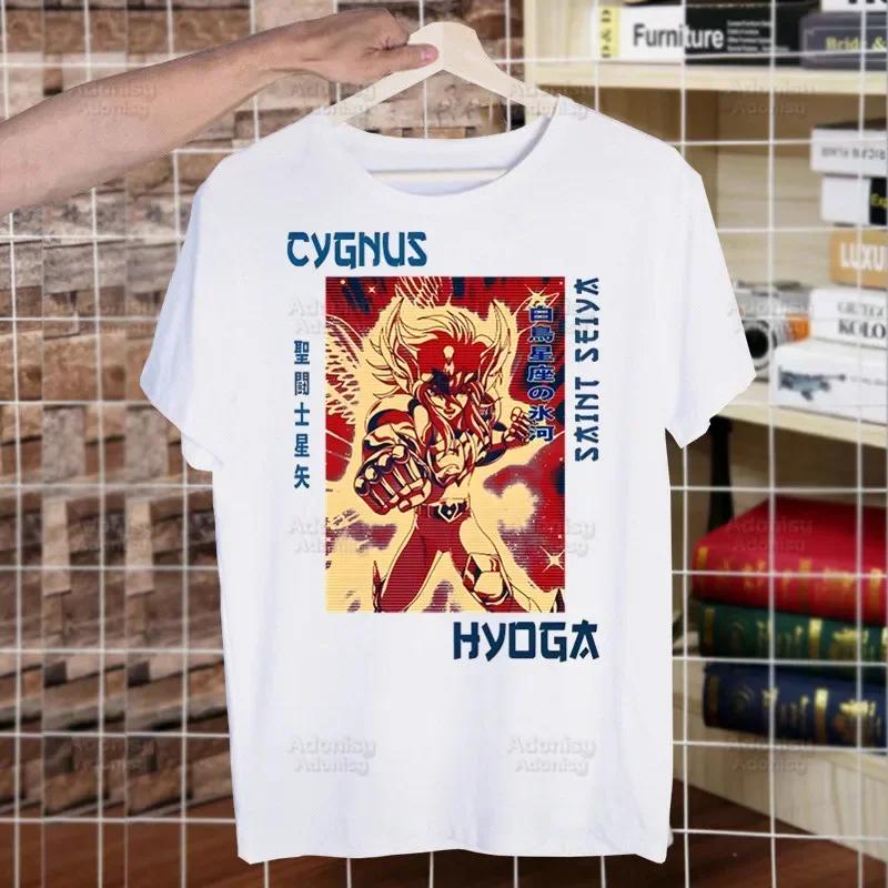 Saint Seiya Anime Manga Phoenix T-shirts Summer Men/Women Hip Hop Funny Print Tshirt Streetwear T Shirts Short Sleeve Tops
