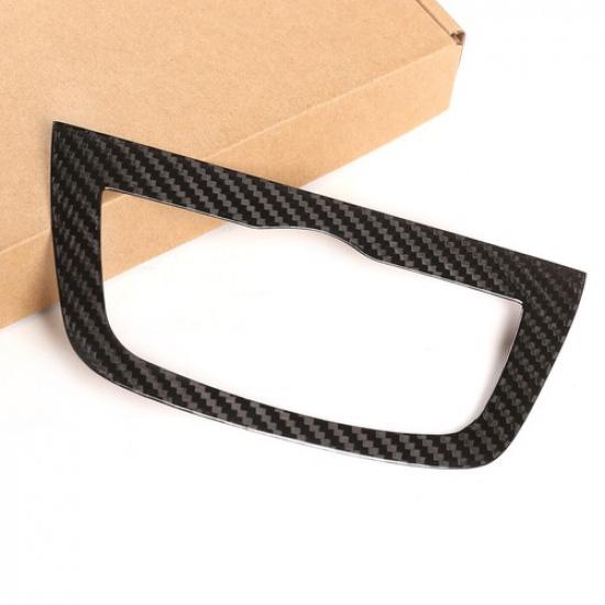 For BMW X3 X4 2018-22 Real Carbon Fiber Car Headlight Control Button Cover Trim