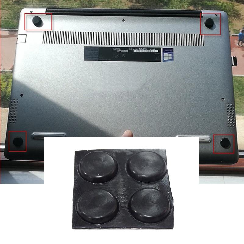 4Pcs Laptop Cooling Stand Heat Reduction Pad For PC Laptop Soft Silicone Feet Holder Notebook Support Bracket