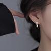 Zircon Pearl Minimalist Earrings Retro Light Luxury Design Sleep-friendly Women's Senior Sense Everyday Ear Jewelry