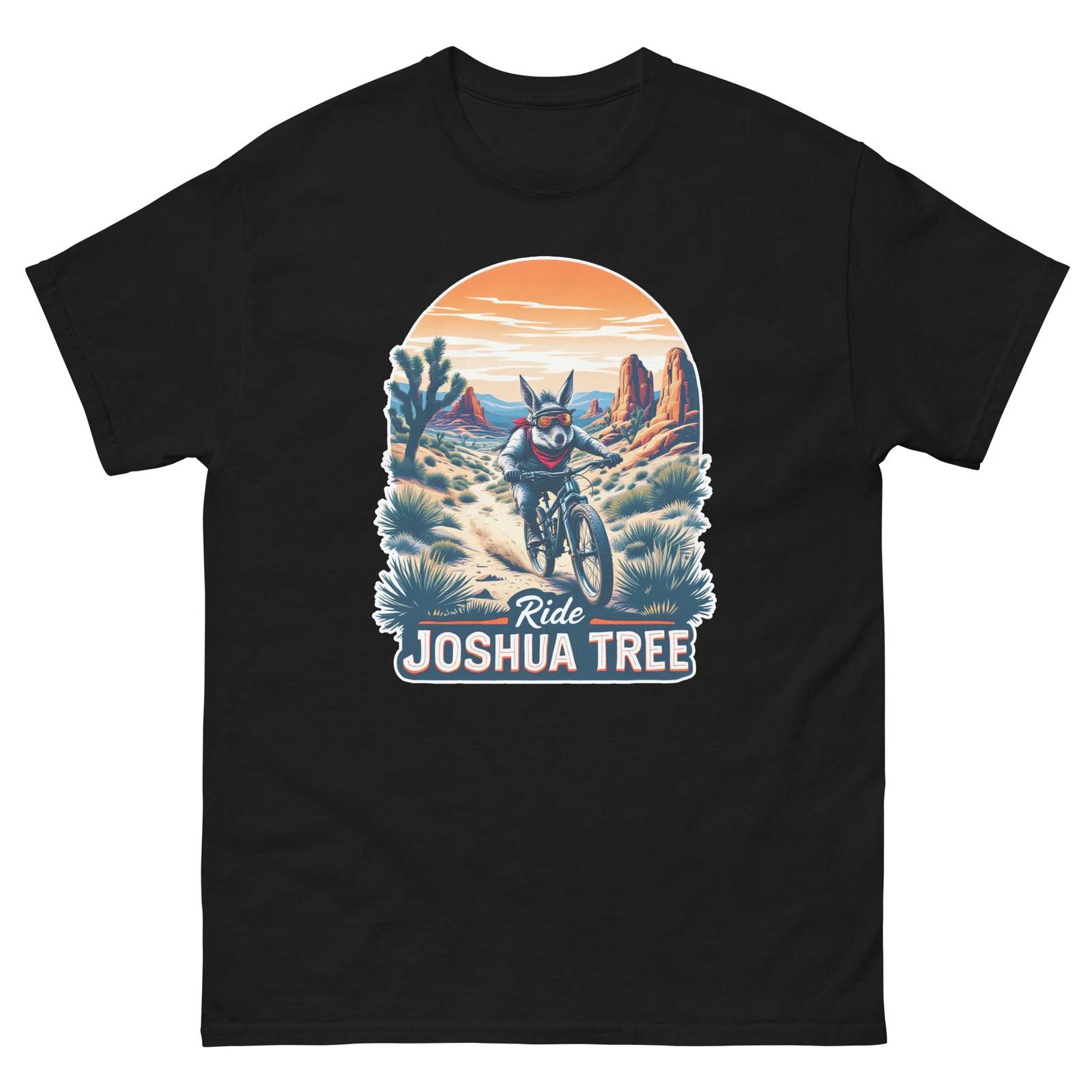 

Ride Joshua Tree Jackrabbit Fun USA Bike Cycling Animal T-Shirt M