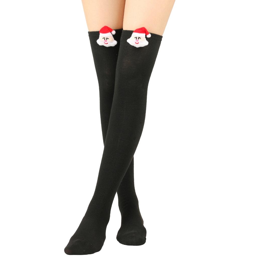 Women's Christmas Doll Socks Long-tube Over-the-Knee Socks
