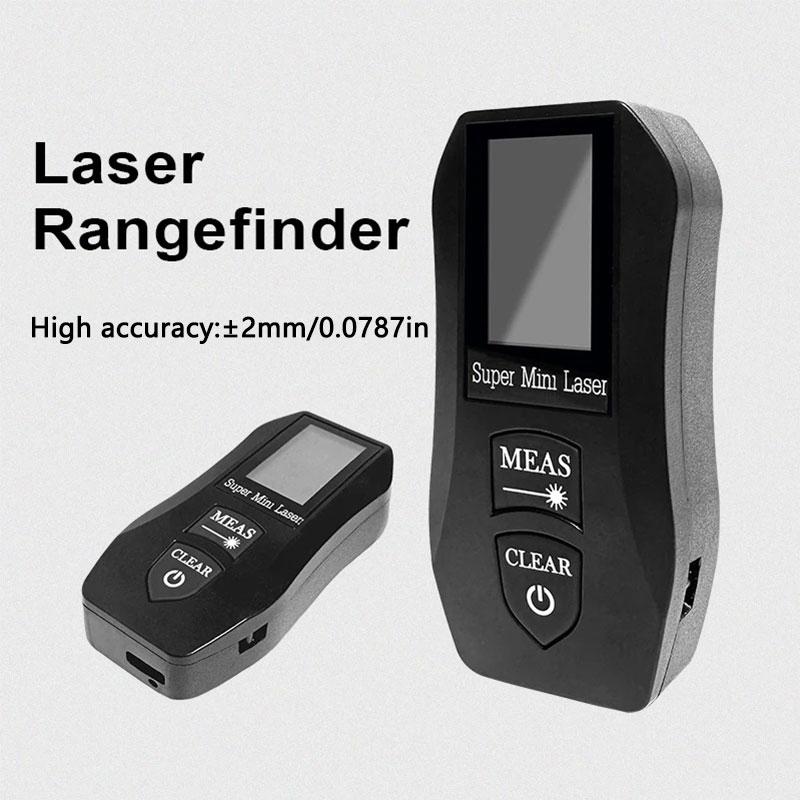 Portable Mini Laser Rangefinder, High-precision Laser Rangefinder. USB Charging, Suitable For Indoor Decoration, 40M