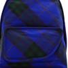 Burberry Shield Check Design Adjustable Shoulder Strap Zipper Closure Nylon Backpack Men backpack Knight-Blue 80853211