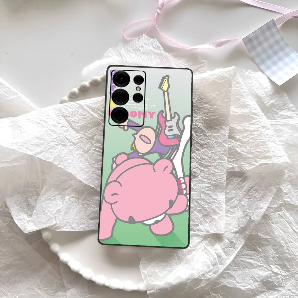 Cartoon G-gloomys Bear Phone Case For Samsung S 24 Fe 25 Ultra Plus 20 Lite 21 30 22 23 24 22 Ultra 5G Fundas