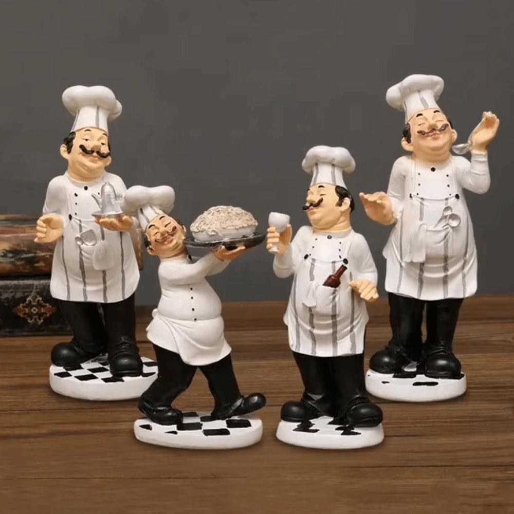 Handwerk Bauernhaus Konditorei Dekoration Simulierte Küchenchef-Figur Festival Dekoration