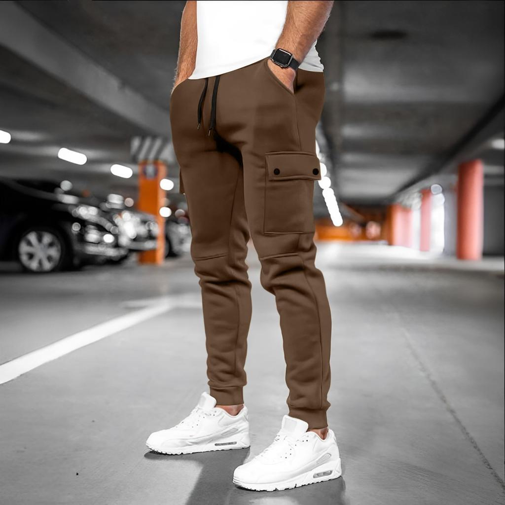 Men's Casual Loose Multi-pocket Fitness Sportswear Pants