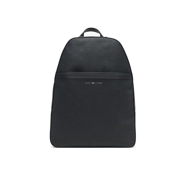 Tommy Hilfiger Backpack Th Business Leather Backpack AM0AM13213 Black