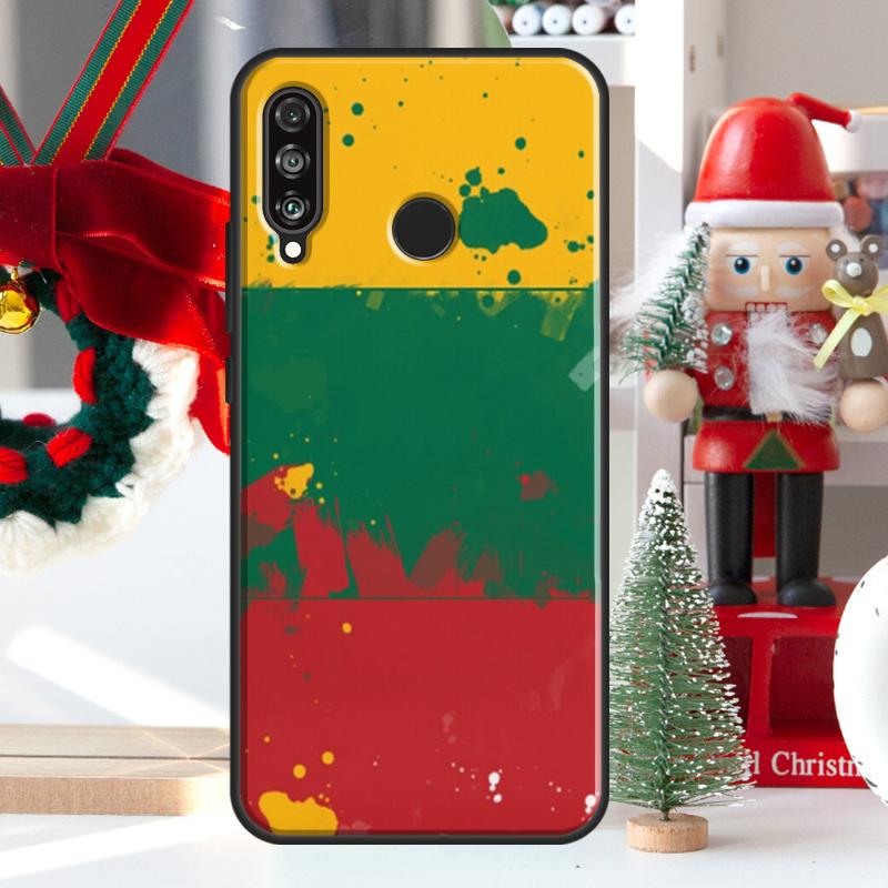 Fashion Lithuania Flag For Huawei Nova 12i 11i 8i 12s Y73 Y72 Y61 Y91 Y90 Y70 Y60 9 10 SE P60 Pro P30 P40 Lite Case