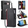 For Google Pixel 10 Pro/Pixel 10 Case TPU+PU Leather Wallet Phone Cover with Wrist Strap
