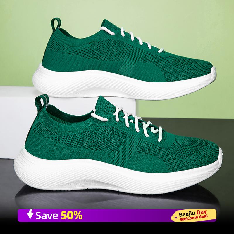 

Men Sports Running Shoes Casual Marathon Breathable Lightweight Women s Comfortable Athletic Nonskid Walking Sneakers Outdoors 36 чорний білий колір