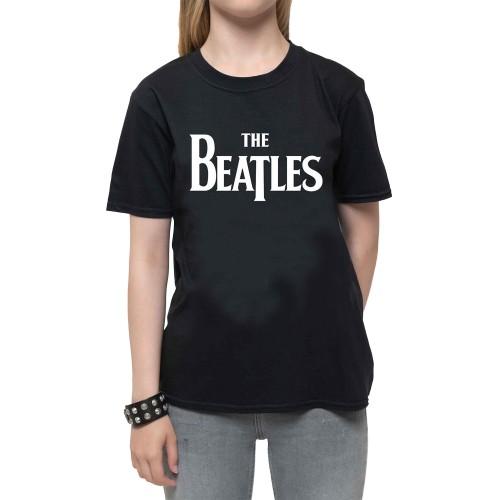 The Beatles Childrens/Kids Drop Logo T-Shirt