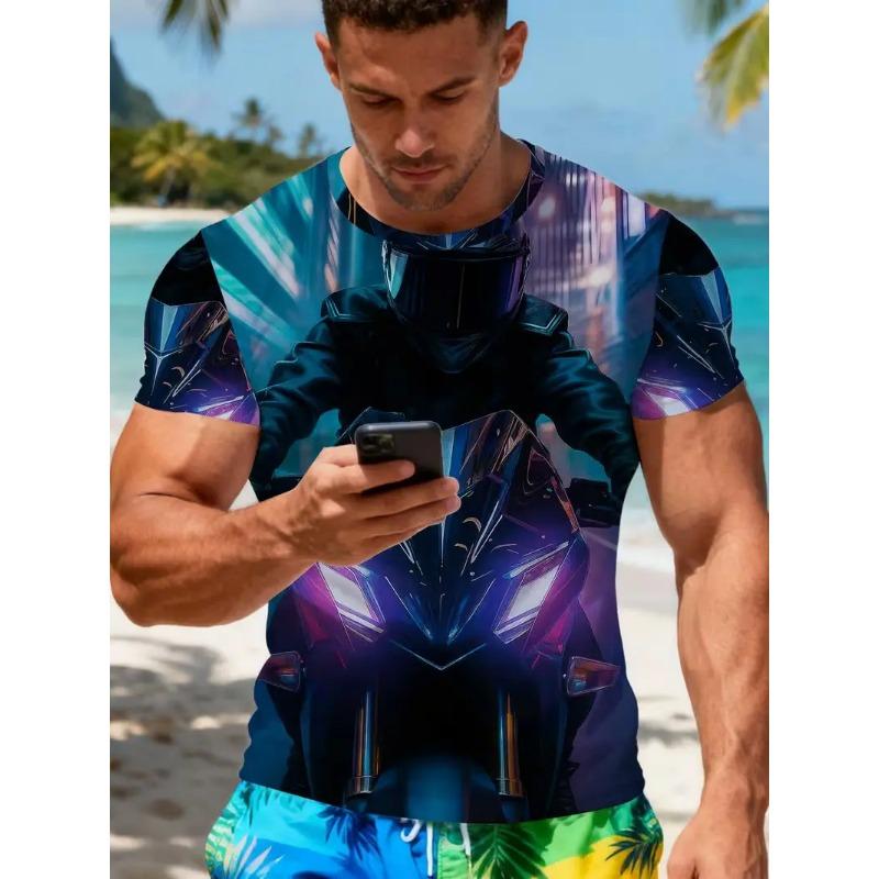 

[Pilsen Selection] Men s fashionable casual short-sleeved breathable T-shirt XL